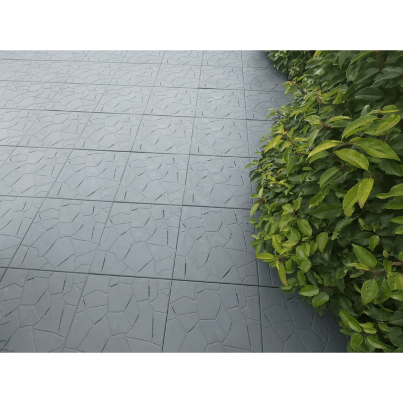 image of RSI snap flooring tiles gray color