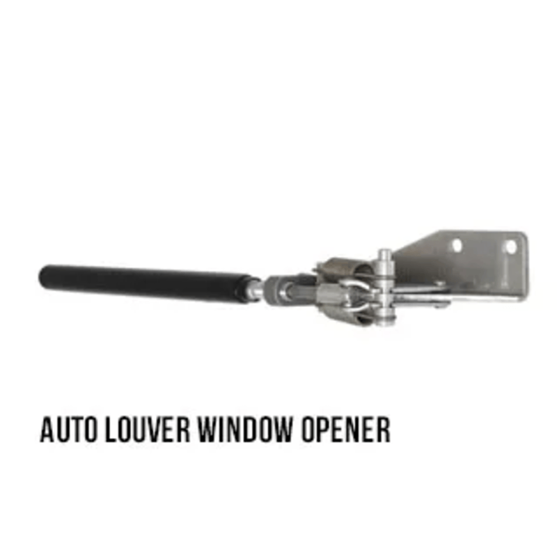 front view of the grandio automatic louver window opener