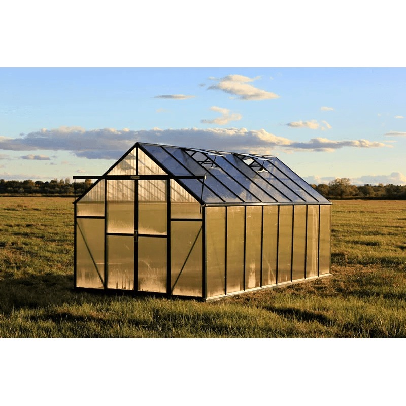 front side view of the grandio greenhouse ascent 8×16