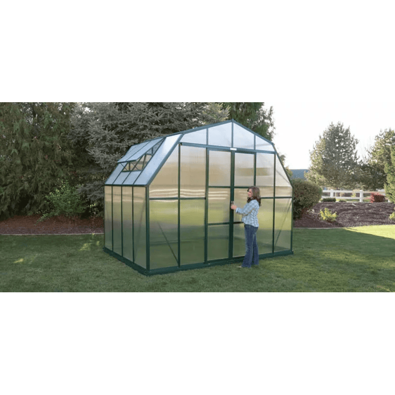 front view of the grandio summit 12×16 greenhouse