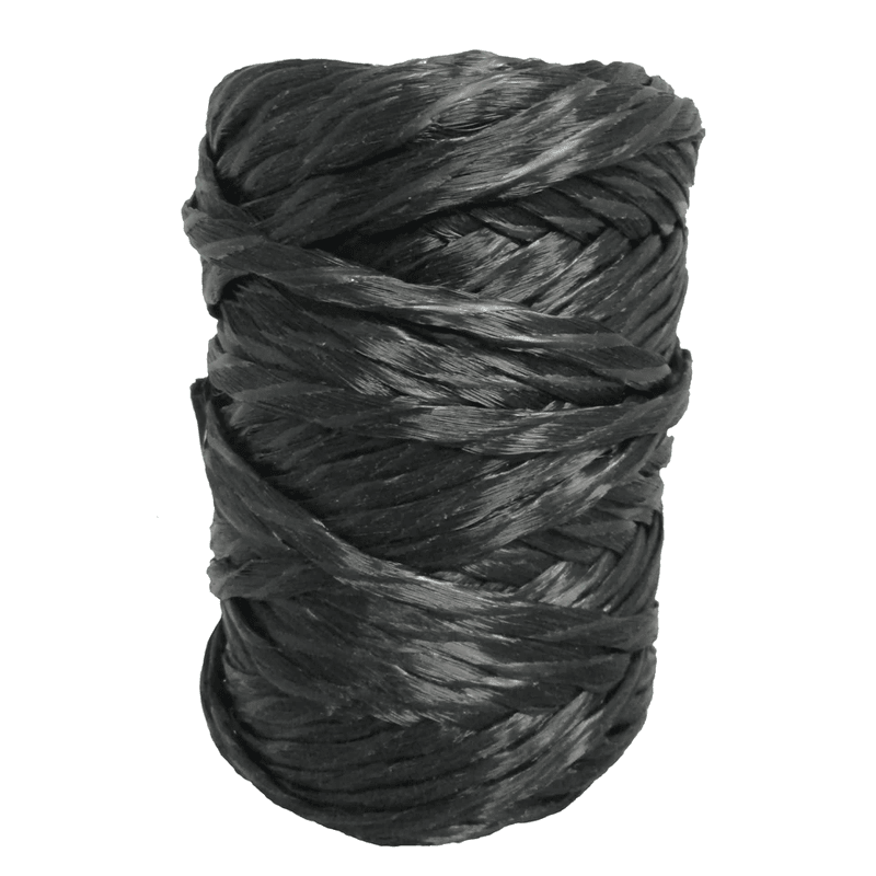 front view of the rsi flat rope shade cloth 250ft length