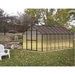 front view of the 16ft black mont greenhouse