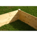 inside corner view of the view of the EDEN quick assembly raised garden bed