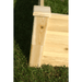 corner view of the EDEN quick assembly raised garden bed