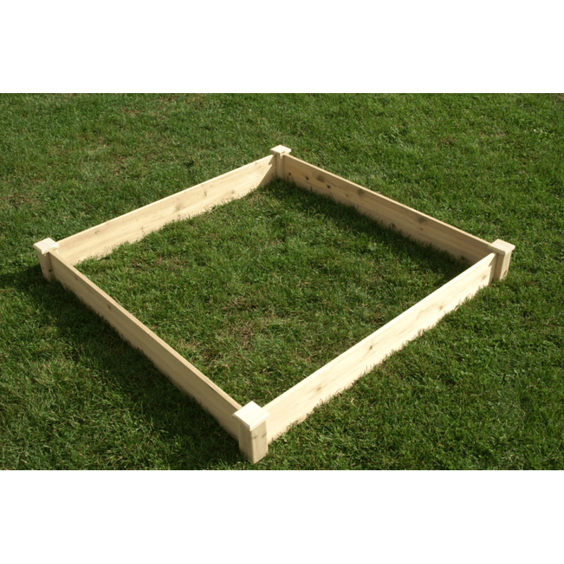 EDEN quick assembly raised garden bed kept on the grass