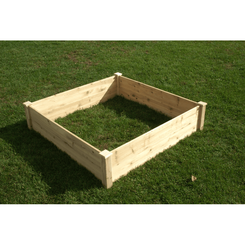EDEN quick assembly raised garden bed kept on the grass