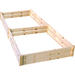 white background view of the EDEN quick assembly raised garden bed
