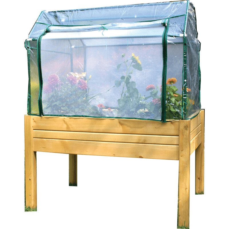 Image of EDEN raised garden enclosure heavy duty variant used on a table