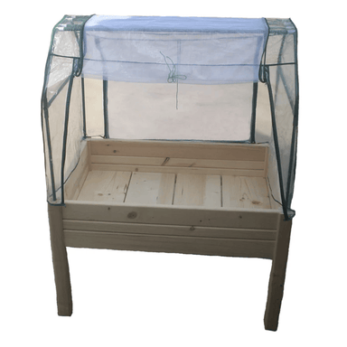Image of EDEN raised garden table with standard enclosure