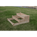 view of the Eden pyramid garden bed kit