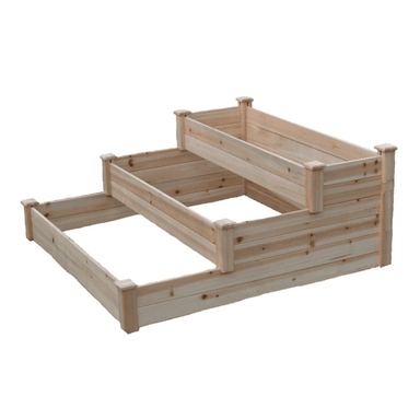 white background image of Eden pyramid garden bed kit