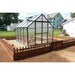 Grandio Ascent 8×8 Greenhouse Installed in a backyard