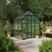 Grandio Element 6×4 Greenhouse placed in a garden on a concrete floor