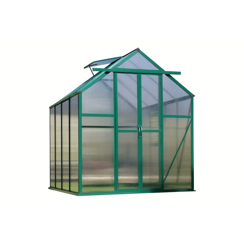 White background image of the Grandio Element 6×8 Greenhouse