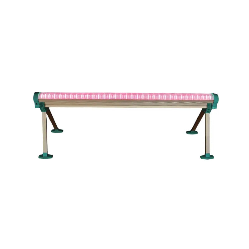 Growers Choice AG120 red enhanced under canopy light on a stand front view