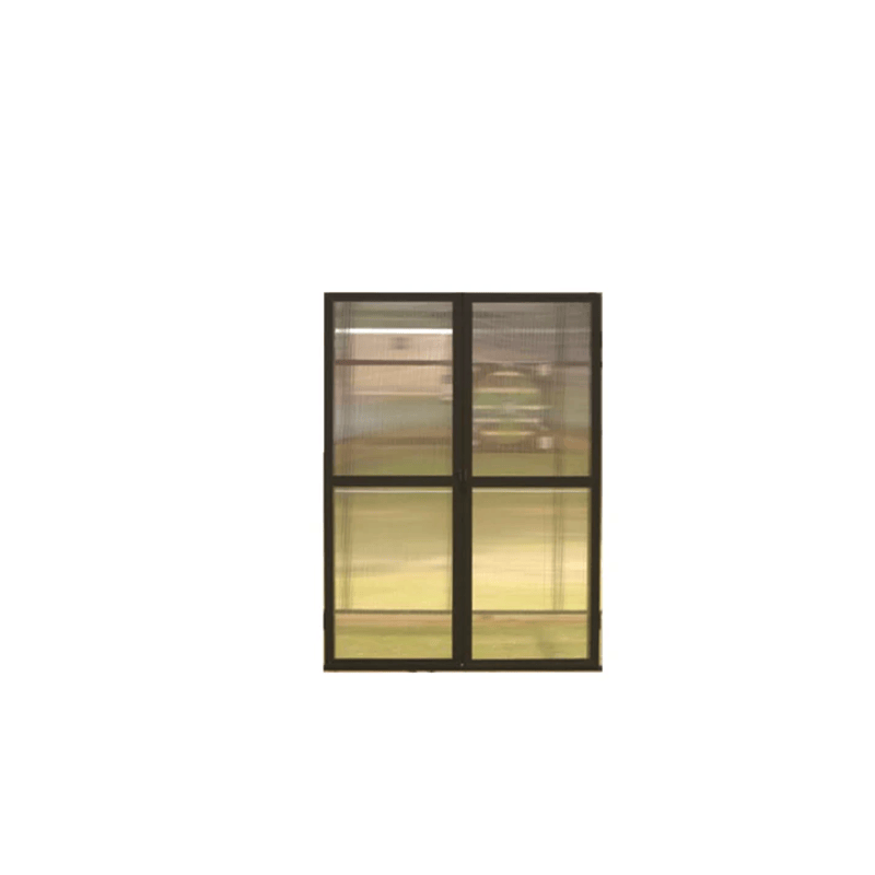 image of the MONT Second Set of Hinged Doors for Black Greenhouse with white background