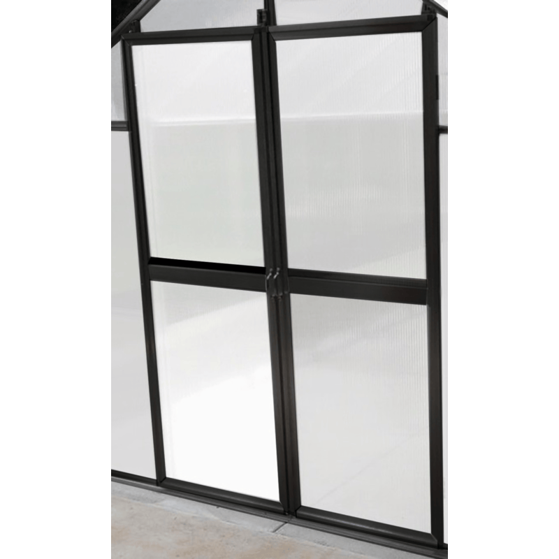 image of the door of the mont black growers edition greenhouse