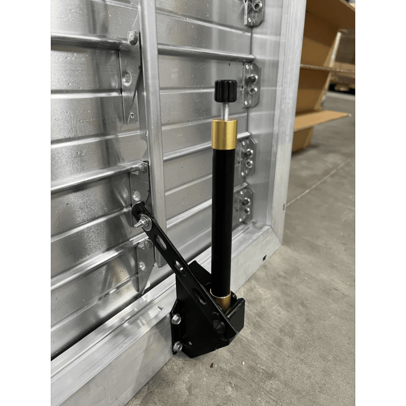 side view of the mont 
wall mounted louver window - RSI-WV