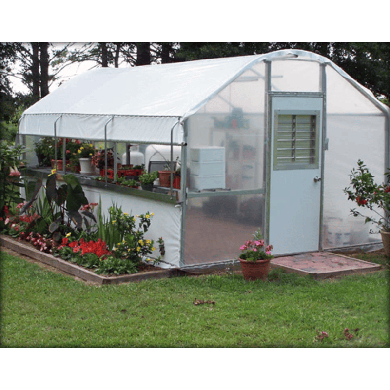 side image of rsi carver poly educational greenhouse kit