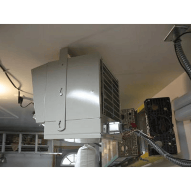 installed image of RSI greenhouse & work shop heating system