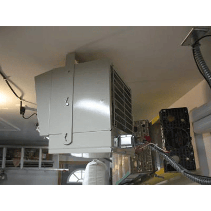 installed image of RSI greenhouse & work shop heating system