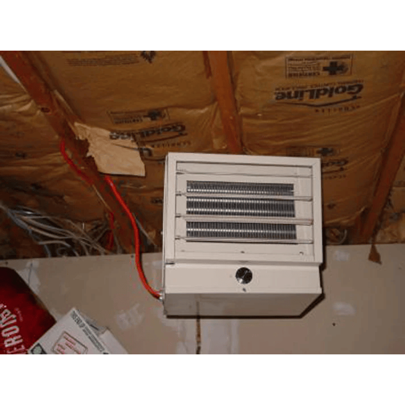 installed image of RSI greenhouse & work shop heating system