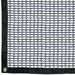 Image of RSI knitted black shade cloth with grommets with 30% shade level