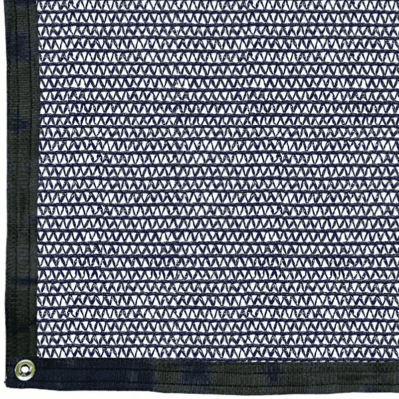 Image of RSI knitted black shade cloth with grommets with 50% shade level