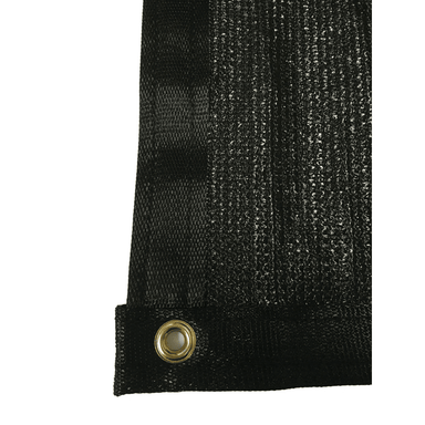 Image of RSI Knitted Tan Privacy Cloth - 88% Shade Protection in Black Color