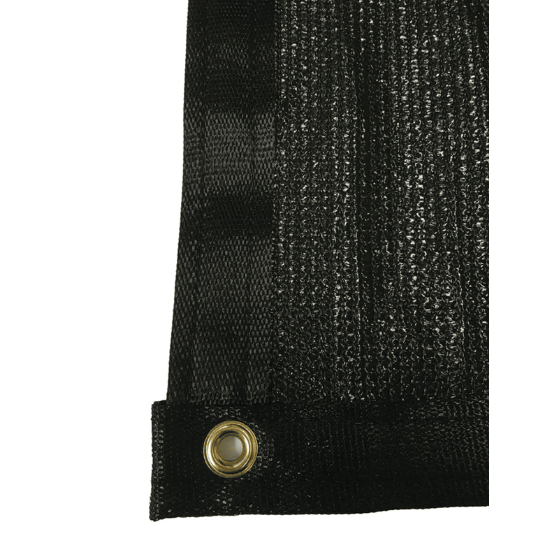 Image of RSI Knitted Tan Privacy Cloth - 88% Shade Protection in Black Color