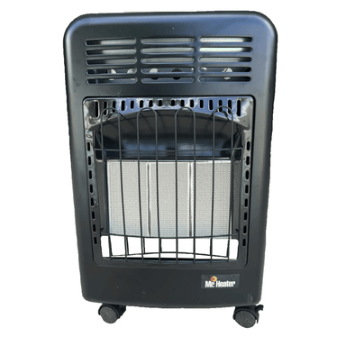 Front view of the RSI outdoor patio portable radiant heater