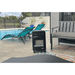 Outdoor view of the RSI outdoor patio portable radiant heater