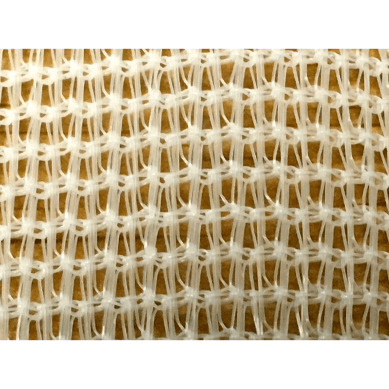 close up image of RSI white tropical weather shade cloth with grommets