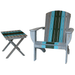 RSI cedar adirnondack chair and foldable side table in racing grey colour
