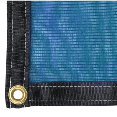 Corner image of RSI 3 season knitted blue shade cloth - 50% shade protection