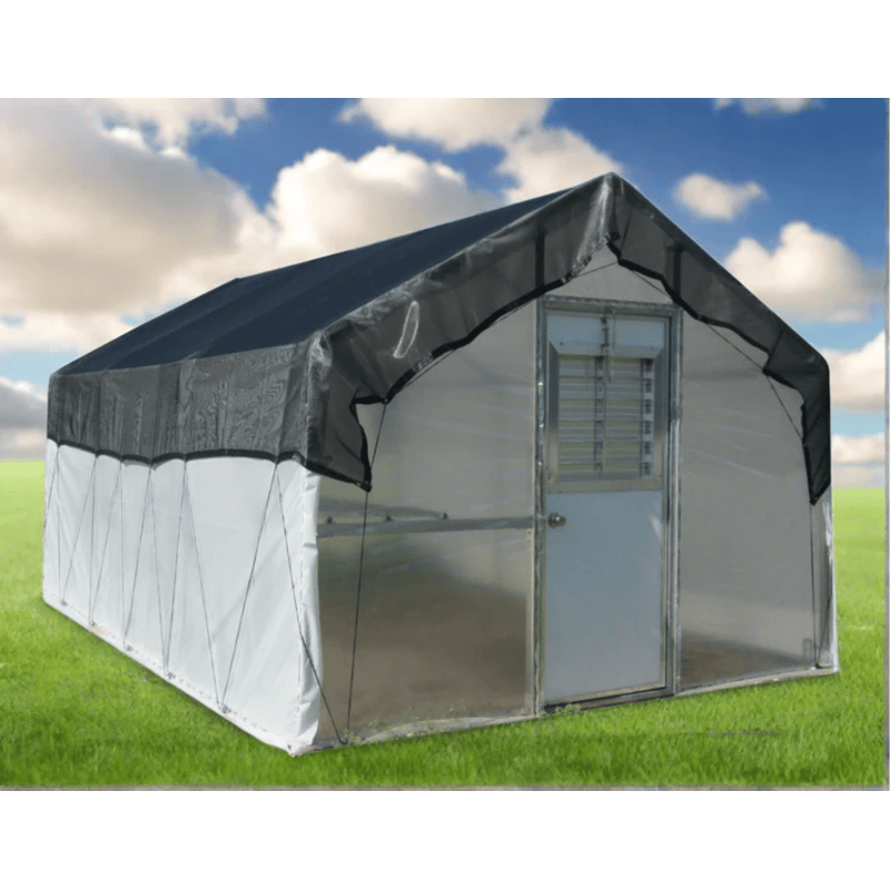 image of the riverstone carver poly educational greenhouse kit
