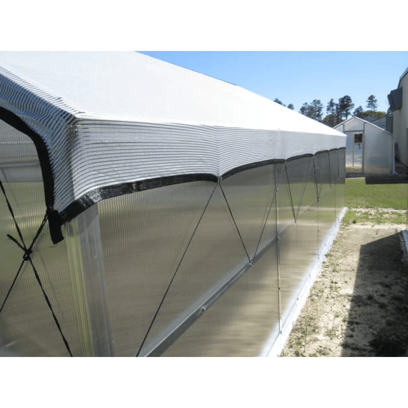 side view of the riverstone industries whitney premium edition educational greenhouse kit 