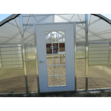 inside view of the thoreau premium growers edition educational greenhouse kit
