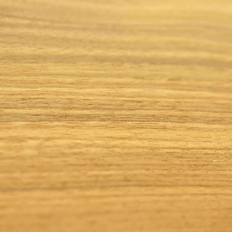 close up view of the lee display farmhouse entry table