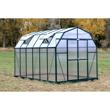 front side view of the grandio elite 8×12 greenhouse
