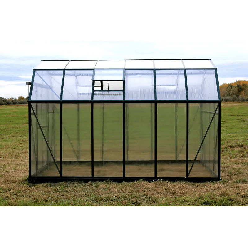 side view of the grandio elite 8×12 greenhouse