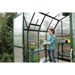 inside view of the grandio elite 8×16 greenhouse