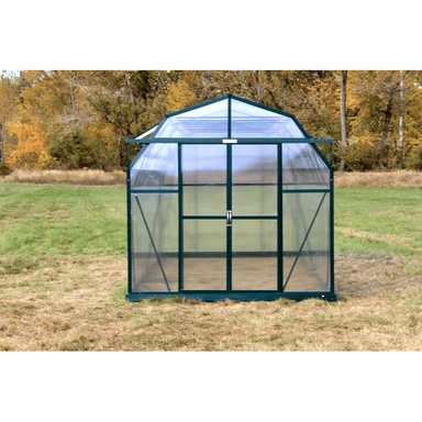 front view of the grandio elite 8×20 greenhouse