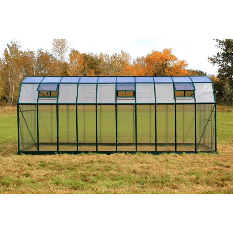 side view of the grandio elite 8×20 greenhouse
