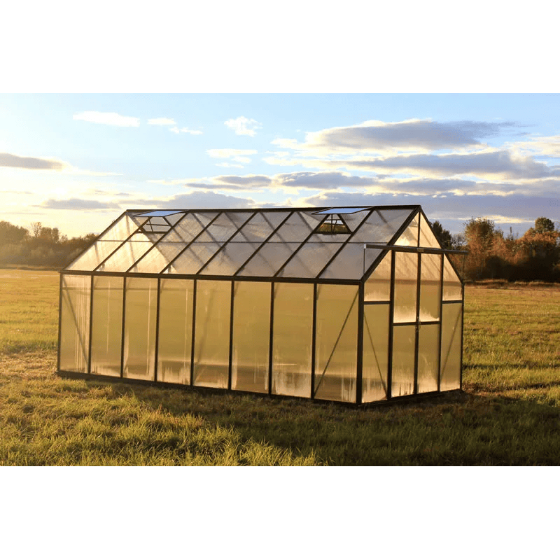 side view of grandio greenhouse 8×16