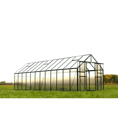 front side view of the grandio greenhouse ascent 8×24