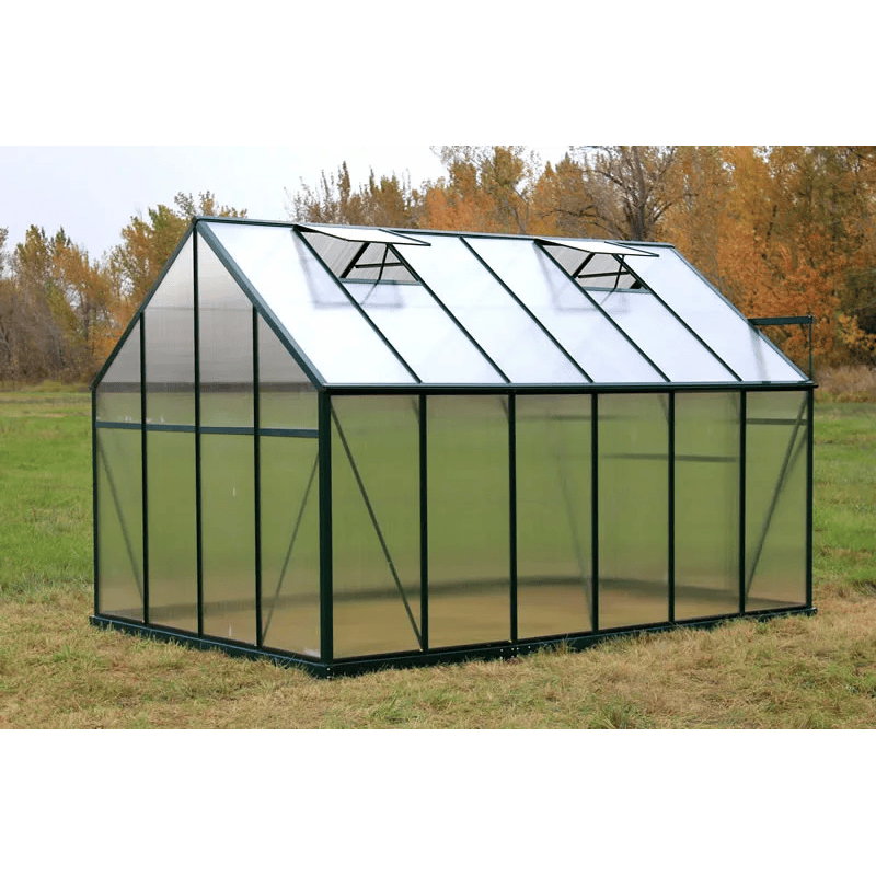 front side view of the grandio greenhouse ascent 8x12