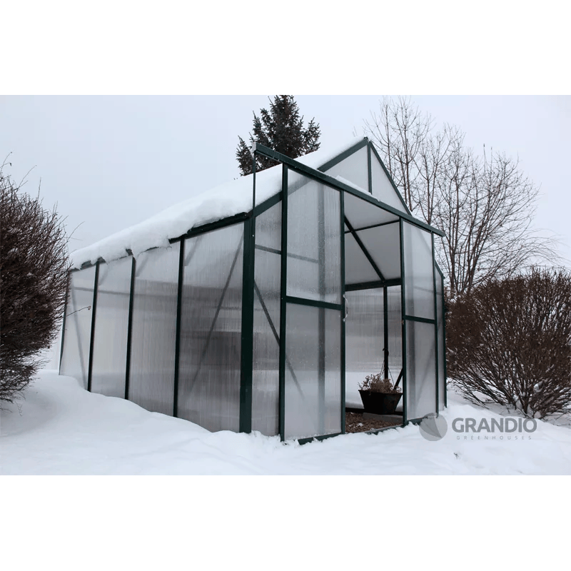 snow view of the grandio greenhouse ascent 8x12