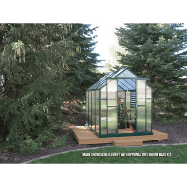front view of the grandio greenhouse element 6×8