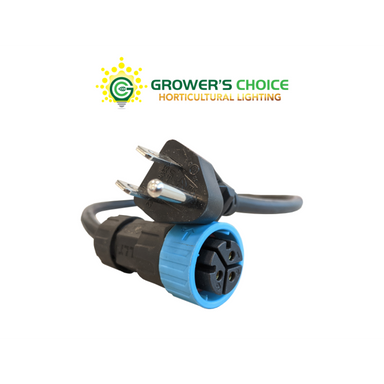front view of the growers choice M25 120V adapter cord